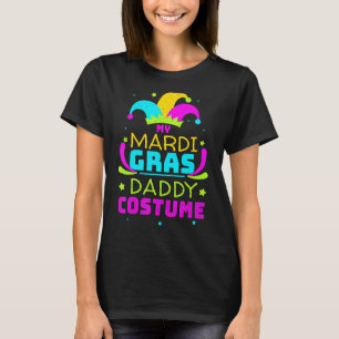Mens Daddy Dad Papa Mask Masquerade Parade Jester T-Shirt