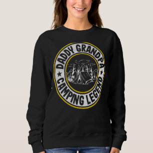 Mens Daddy Grandpa Camping Legend Rv Camper Dad Ou Sweatshirt