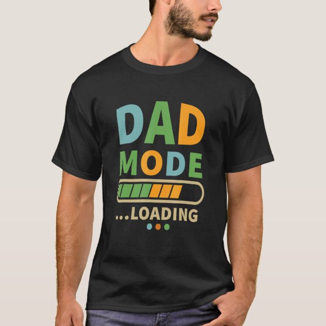 Mens Daddy Loading 2022 Expectant Dad Baby Birth D T-Shirt (Front)