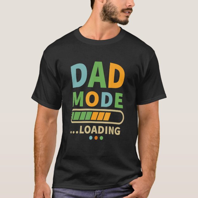 Mens Daddy Loading 2022 Expectant Dad Baby Birth D T-Shirt (Front)