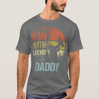 Mens Daddy Myth Legend For Mens & Dad Funny Fathe T-Shirt