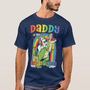 Mens Daddy of the Birthday Princess Bday T Re Dad T-Shirt