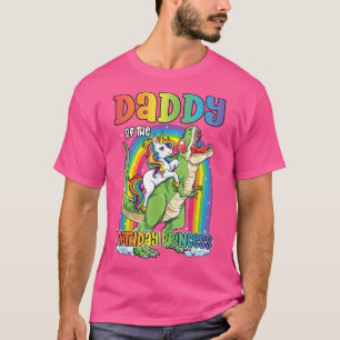 Mens Daddy of the Birthday Princess Bday T Re Dad  T-Shirt