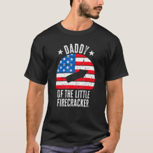 Mens Daddy Of The Little Firecracker 4th Of July F T-Shirt