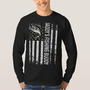 Mens Daddy's Fishing Buddy Young Fisherman 1 T-Shirt