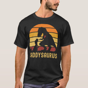 Mens Daddysaurus Dinosaur T Rex Fathers Day Daddy T-Shirt