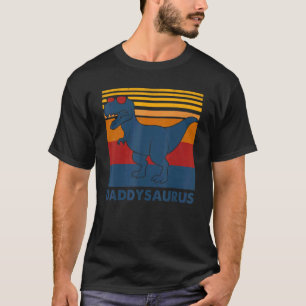 Mens Daddysaurus Rex Dinosaur Dad Saurus Family M T-Shirt