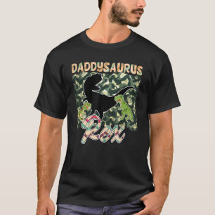 Mens Daddysaurus Rex Fun Camouflage Design T-Shirt