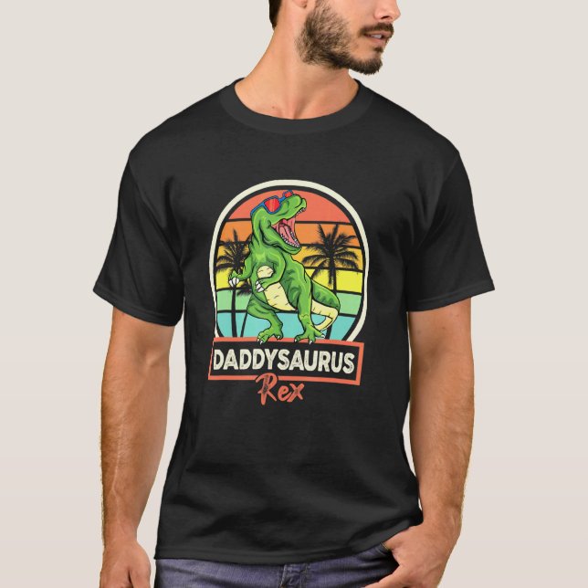 Mens Daddysaurus Rex T-Shirt (Front)