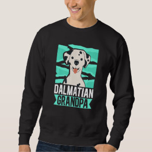 Mens Dalmatian Grandpa Dalmatians Dog Owner Dalma Sweatshirt