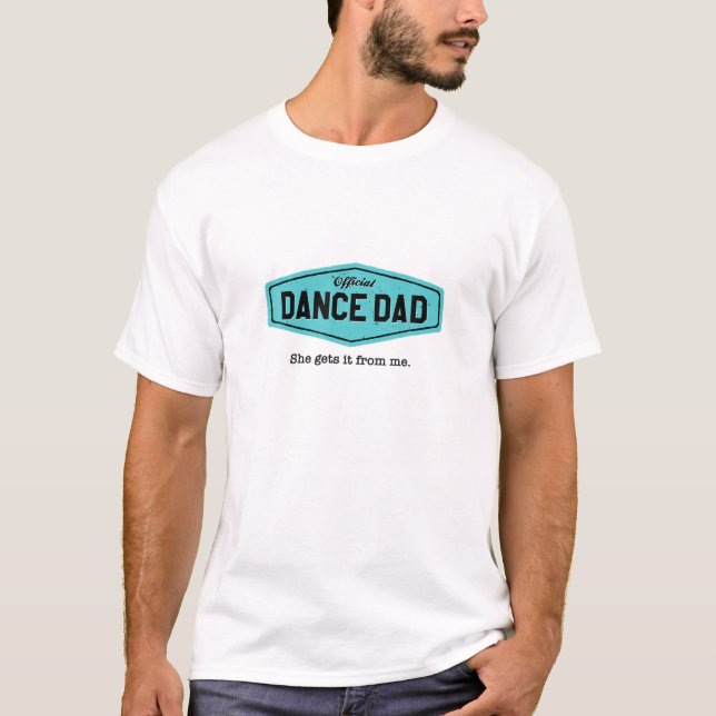 Mens Dance Dad, Funny Dancer Father, Dancing Joke, T-Shirt (Front)