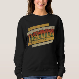 Mens Dandy Retro Vintage Stepdad Stepfather Sweatshirt