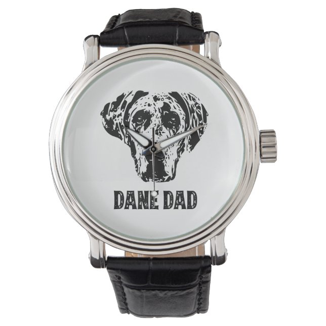 Mens Dane Dad - Great Dane Dad Watch (Front)