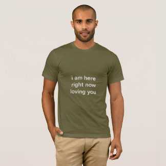 Men's Dark T-Shirt w/ White Text