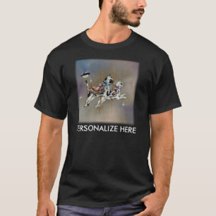 Mens dark tees - Carousel Cats SQ