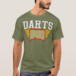 Mens darts superdad gift for a dart player dad T-Shirt