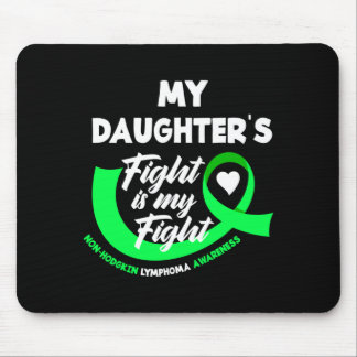 Mens Daughters Fight Is Fight Non-Hodgkin Lymphoma Mouse Mat