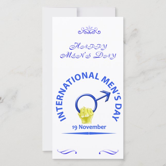 Men's Day Greeting Card (Front)