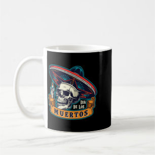 Mens Day Of The Government Agencyd Sombrero Skull Coffee Mug