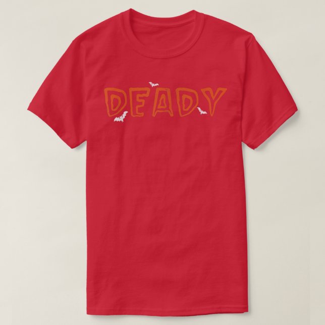 Mens Deady and Mummy Funny Halloween Costume Dad F T-Shirt (Design Front)