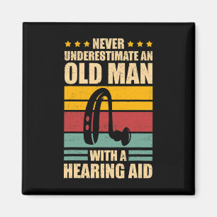Mens Deaf Awareness ASL and Deaf Pride Magnet
