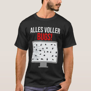 Mens Debugging Bug Coding Computer Programmer Info T-Shirt