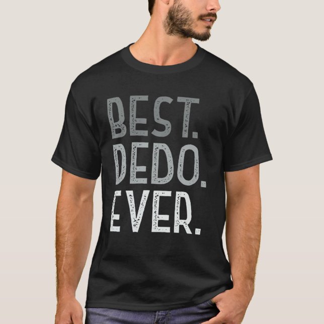 Mens Dedo Ts For Grandpa Men Father's Day Best Ded T-Shirt (Front)
