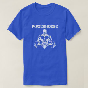 MEN'S DEEP ROYAL TRAINING POWERHOUSE BASIC  T-Shirt