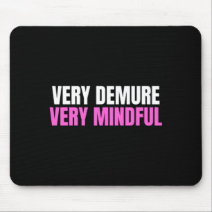 Mens demure mindful _ cutesy ladies work mouse mat