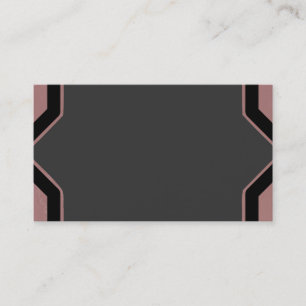 Men's Designer Business Card. Card