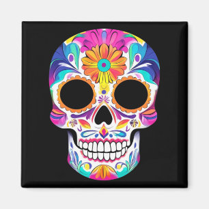 Mens Dia De Los Muertos Sugar Skull Cinco De Mayo Magnet