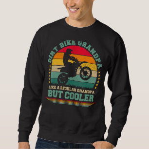 Mens Dirt Bike Vintage Dirt Bike Grandpa Father' Sweatshirt