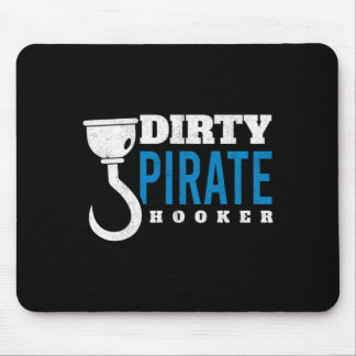 Mens dirty pirate freebooter caribbean sea thief mouse mat