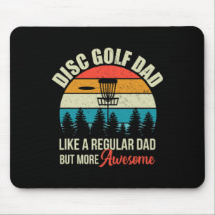 Mens Disc Golf Basket Quote Funny Disc Golf Dad Gi Mouse Mat