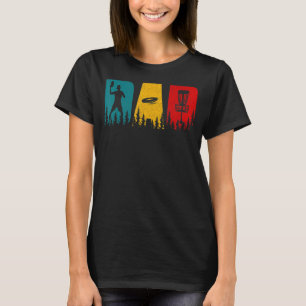 Mens Disc Golf Dad Vintage Golfing Player Fathers T-Shirt