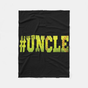 Mens Distressed Softll Uncle Softll Lover Fathers Fleece Blanket
