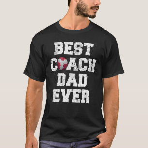 Mens Distressed Vintage Best Handball Coach Dad Fa T-Shirt