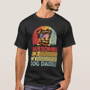 Mens Distressed Yorkshire Terrier Awesome Like My T-Shirt