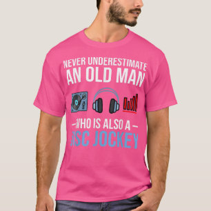 Mens Dj Disc Jockey Audio Engineer Sound Guy Music T-Shirt