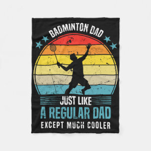 Mens Dminton Dad Funny Dminton Lover Saying Fleece Blanket