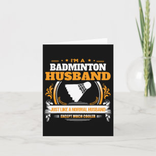 Mens Dminton Husnd Christmas Gift Card