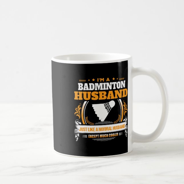 Mens Dminton Husnd Christmas Gift  Coffee Mug (Right)