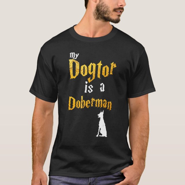 Mens Doberman  Doberman T-Shirt (Front)