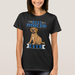 Mens Dog Best Puggle Dad Ever Fathers Day Pet Own T-Shirt