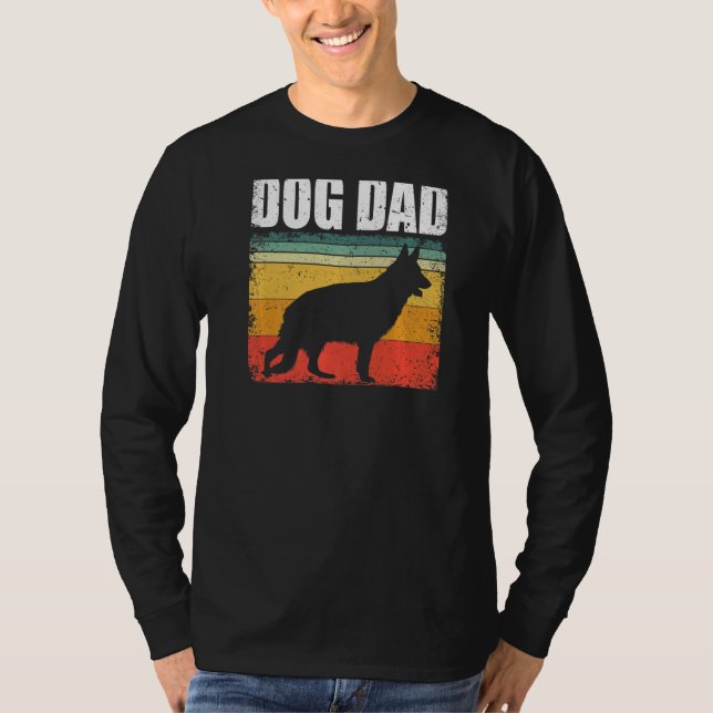 Mens Dog Dad German Shepherd German Shepherd T-Shirt (Front)