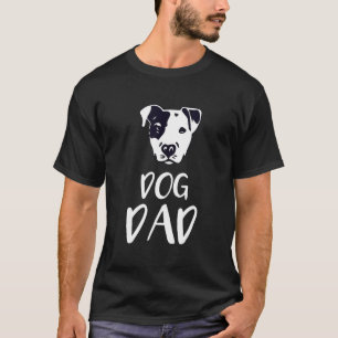 Mens Dog Dad Pit Bull-Fathers Day Dog T-Shirt
