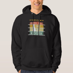Mens Dog Vintage Best Siberian Husky Dad Ever Pupp Hoodie