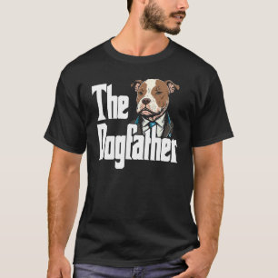 Mens Dogfather Dog Puppy Owner Dogs Pets Lover T-Shirt