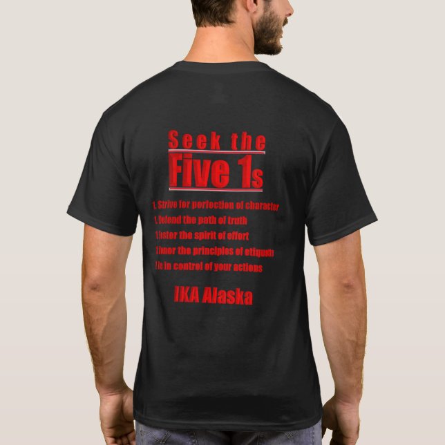 Men's Dojo Kun T-Shirt (Back)