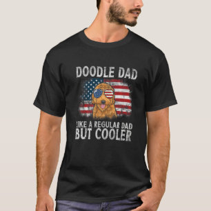 Mens Doodle Dad Goldendoodle Regular Dad But Coole T-Shirt